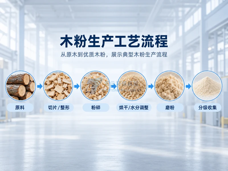 木块木屑锯末等不同尺寸木质原料的前处理对比