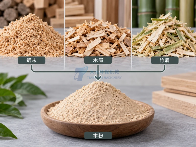 木粉机适合加工锯末木屑竹屑等木质纤维原料的适用性判断