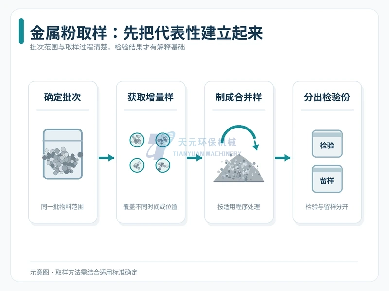 金属粉取样怎样保证代表性？